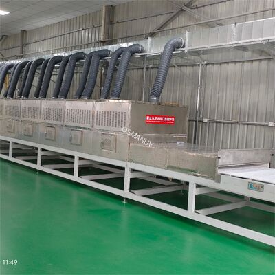 Quick Drying Light Wave Microwave Drying Machine 9 Stage