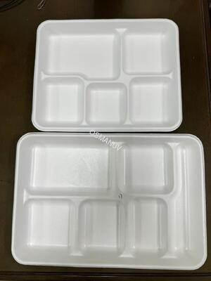 Bowl Lid Food Packaging Tray Coating For Water Hot Oil Proof Six Station Spin Coating Machine For Bamboo Paper Sugar Cane