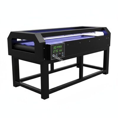 27.5KW 3m/Min black Uv Conveyor Machine With LED Speed Display