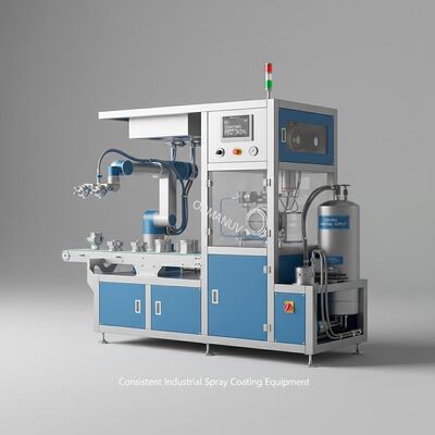 Consistent Industrial Spray Coating Equipment With Coating Efficiency ≥90%