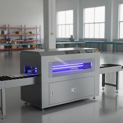 Cold Rolled Plate 1.5mm UV LED Curing Machine 650mm Exposure Width For Printing