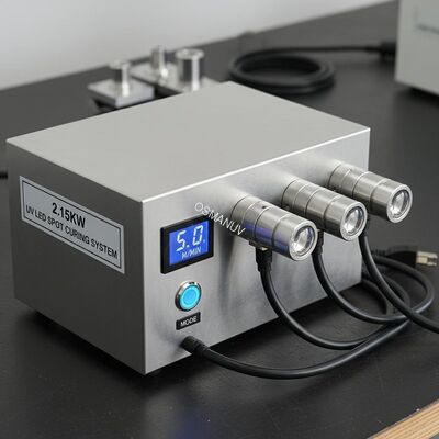 5m/Min 2.15KW Uv Led Spot Curing System With 1.5 Cold Rolled Plates
