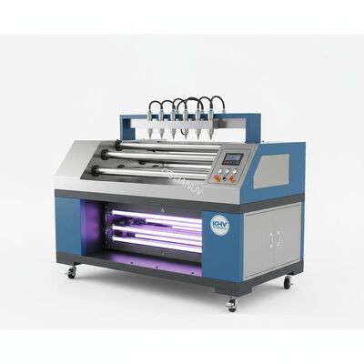 UV Roller Spray Coating Machine For PVC Panel Flat Wood 620Mm KHV Bearing