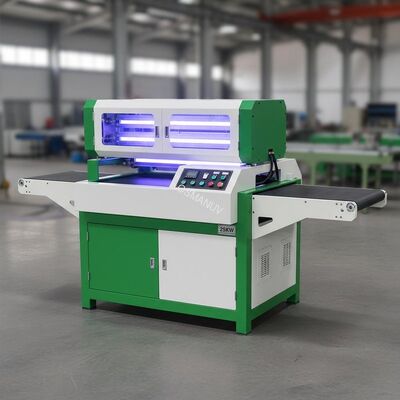 25KW 50HZ Durable Two Lamps UV Light Curing Machine Green And White