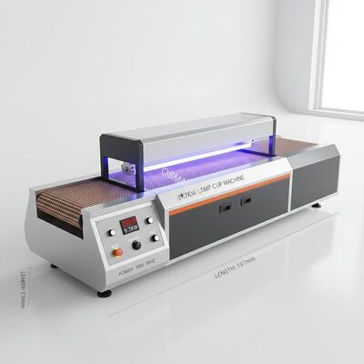 1387mm 9.7KW UV Lamp Curing Machine With 380V 50HZ Power Supply Voltage
