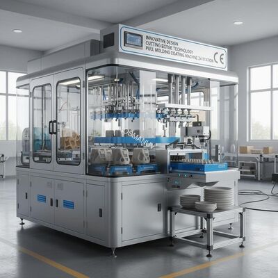 Innovative Design Cutting Edge Technology Pulp Molding Coating Machine 24 Station CE