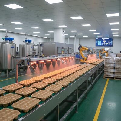 Water Based Barrier Coat Production Line Coating Pulp Molding
