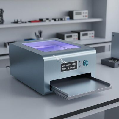 High Performance Board UV Curing Machine With 365nm UV Lamp For Curing Area 300mm*400mm