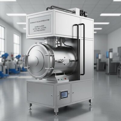 30-50KW Microwave Vacuum Dryer System for High-Performance Drying Time 2-6 Hours