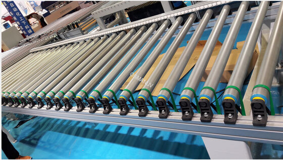 2m*0.6m*1.5m Conveyor Belt Machine with Rubber Belt Automatic Operation