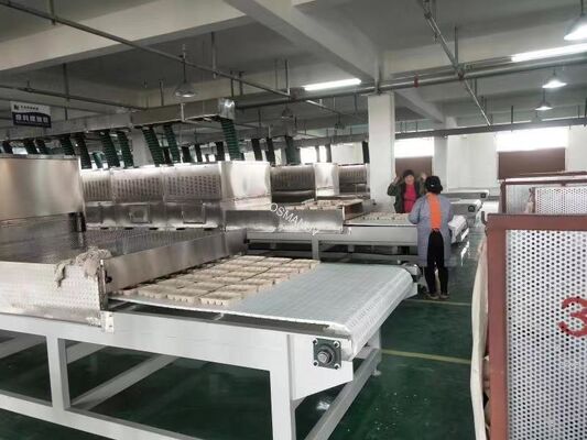 Industrial 10m/Min Microwave Dryer Machine 380V For Box Board or Lunch Box