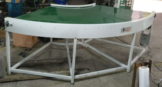 Servo Motor Driven Conveyor Belt Machine With PLC Control Capacity 50kg/H