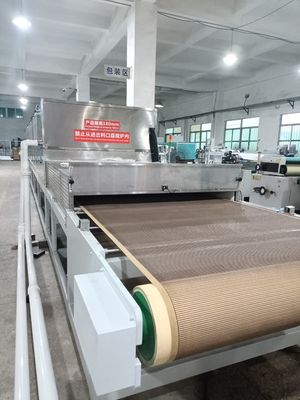 पानी आधारित पेंट माइक्रोवेव सुखाने उत्पादन लाइन सर्वो मोटर