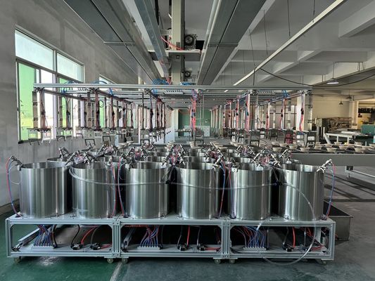 24-स्टेशन रोटरी कोटिंग लाइन के लिए आंतरिक कोटिंग के लिए पल्प मोल्डिंग