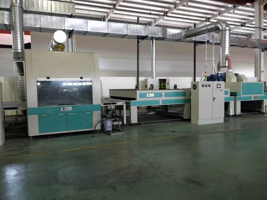 कन्वेयर सिस्टम टेक लाइटिंग 380V 28kw . के साथ स्प्रे कोटिंग मशीन
