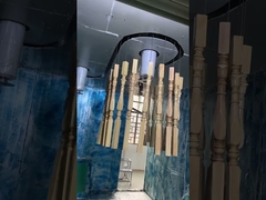 लकड़ी के लिए स्पॉट रोलर कन्वेयर यूवी कोटिंग मशीन 650 मिमी चौड़ाई