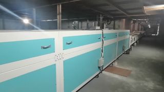 पीवीसी एनीलिंग उत्पादन लाइन/प्रदर्शन फ्लैट सामग्री कोटिंग