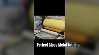 हाई ग्लॉस मेटल शीट रोलर कोटिंग मशीन